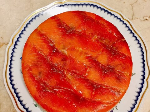 スモークサーモンのケーキ寿司★すし酢でまろやか22